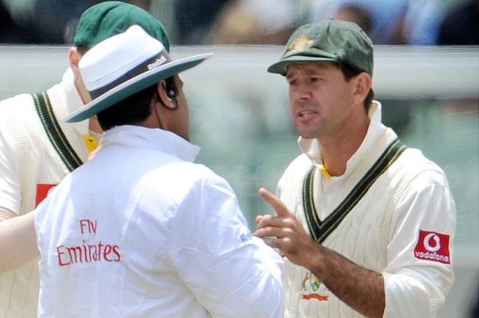 Ricky Ponting argument with umpire