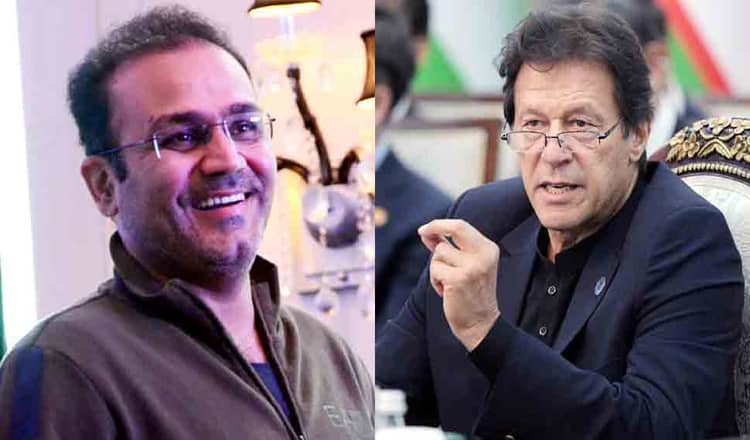 Virender Sehwag troll Imran khan
