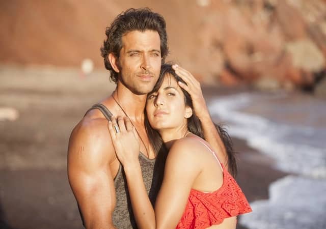 Katrina Kaif with Hrithik Roshan