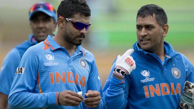 Ravindra Jadeja MS Dhoni