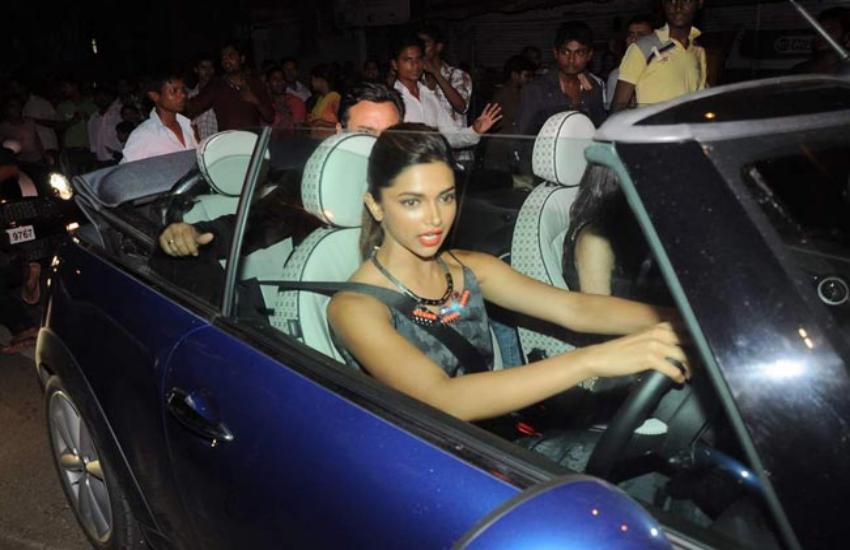 Deepika Padukone Mini Cooper