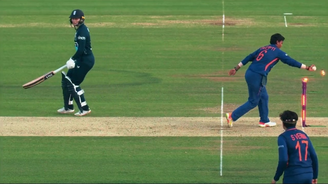 Deepti Sharma Run Out England Cricketer