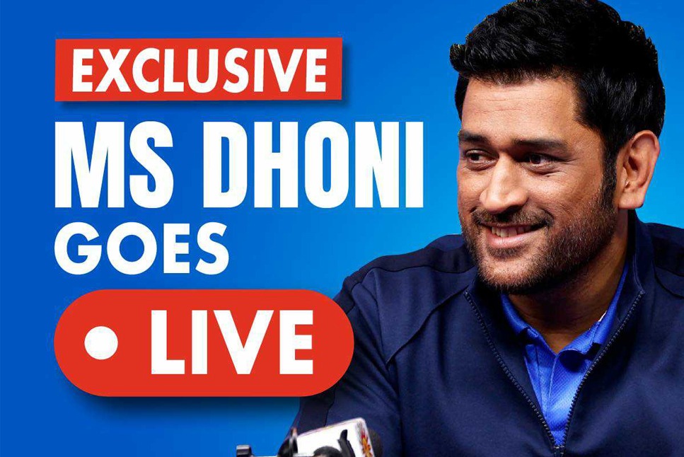 MS Dhoni Live On Facebook
